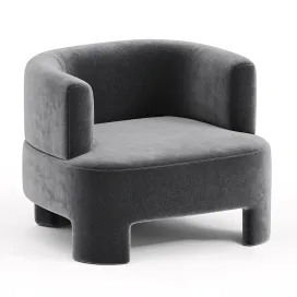 Fauteuil Velours Darrel